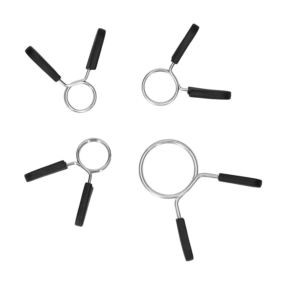 6pcs Barbell Clips Dumbbell Spring Clamps Weight Bar Locking
