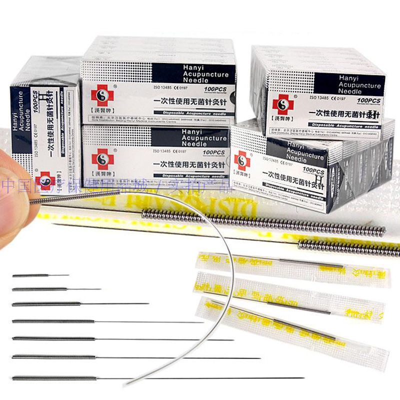 Box Packaging 100 A Disposable Sec Hanyi Needle Acupuncture Individual Pieces