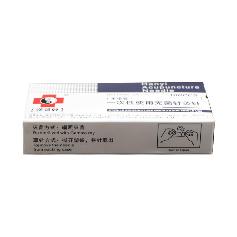 Box Packaging 100 A Disposable Sec Hanyi Needle Acupuncture Individual Pieces