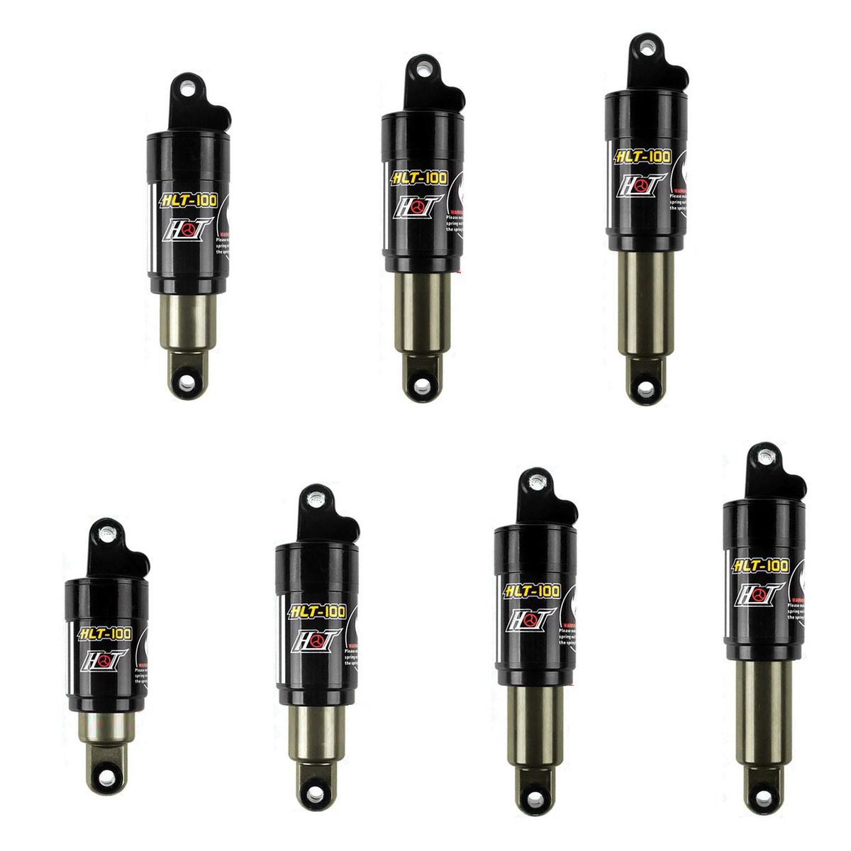 Bicycle Oil Spring Shock Bike Rear Shock Absorber 125/150/165/185mm 750/850/1000 lbs for Electric Bike Snow Bike
