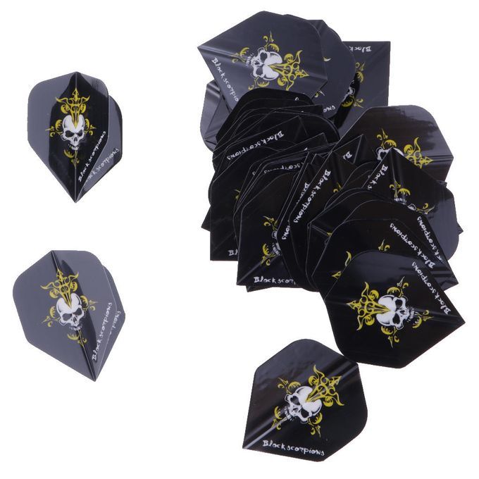 50Pcs/set Premium Standard Dart Flights Accessories Equipment Yellow