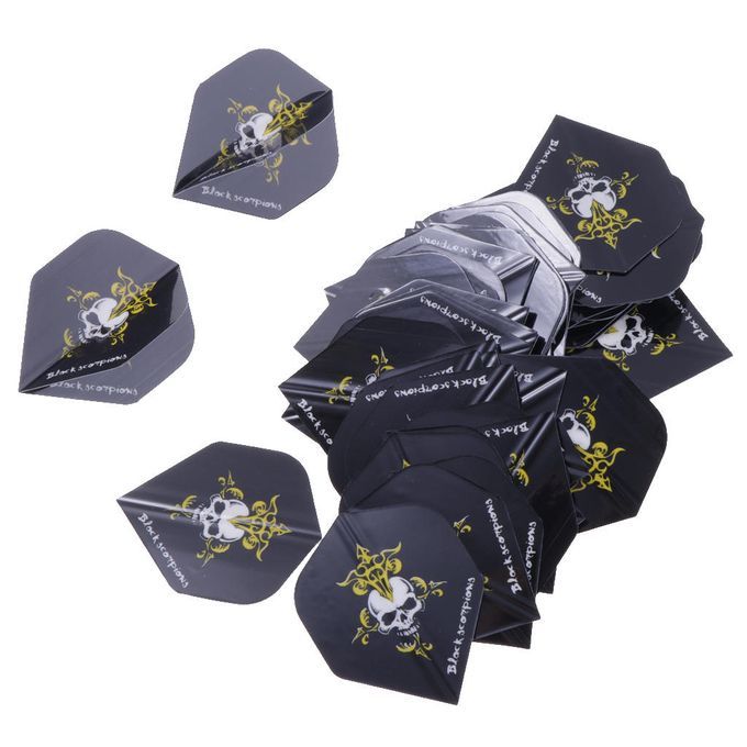50Pcs/set Premium Standard Dart Flights Accessories Equipment Yellow