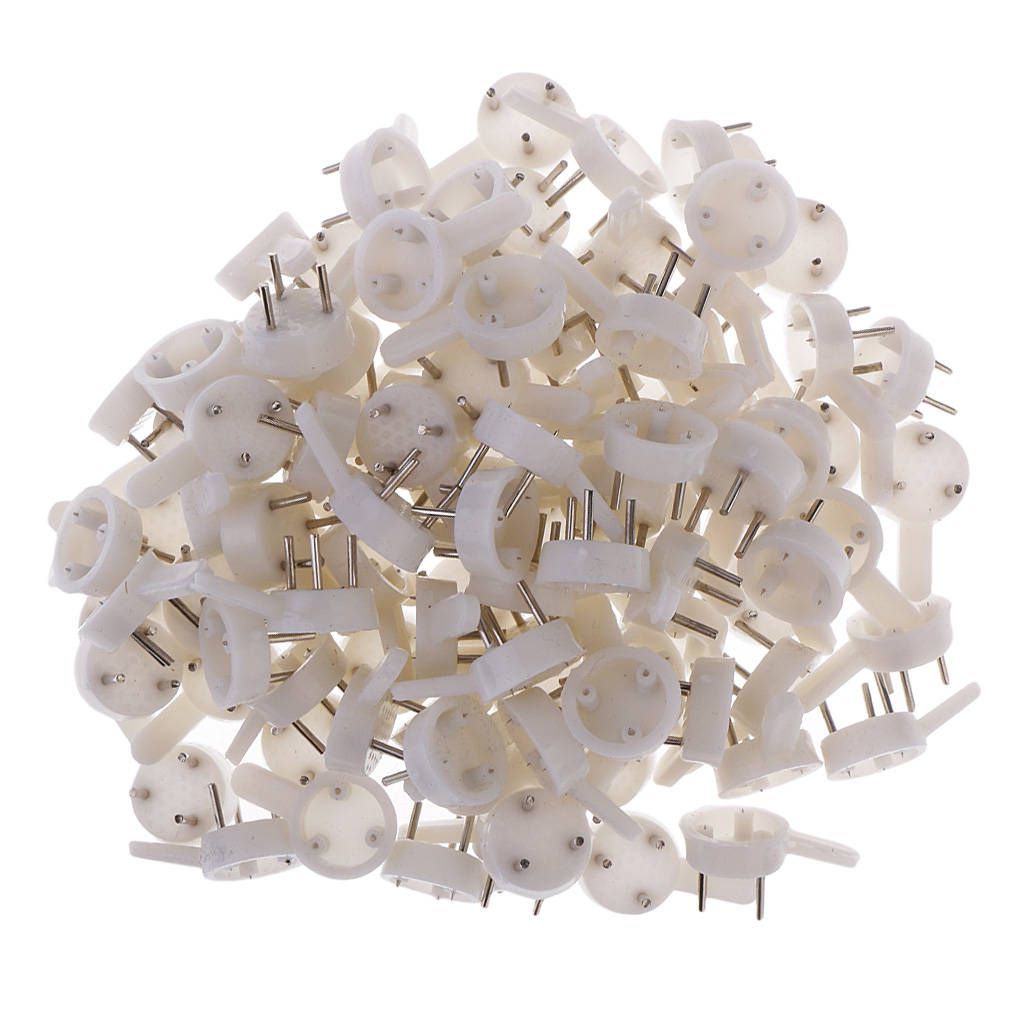 50x Picture Photo Frame Mirror Hooks Seamless Nail For