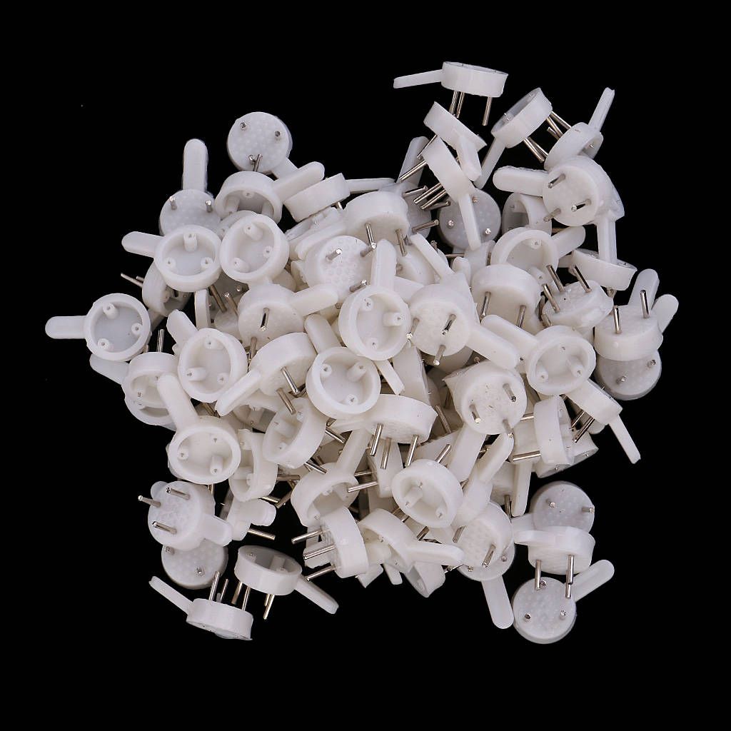 50x Picture Photo Frame Mirror Hooks Seamless Nail For