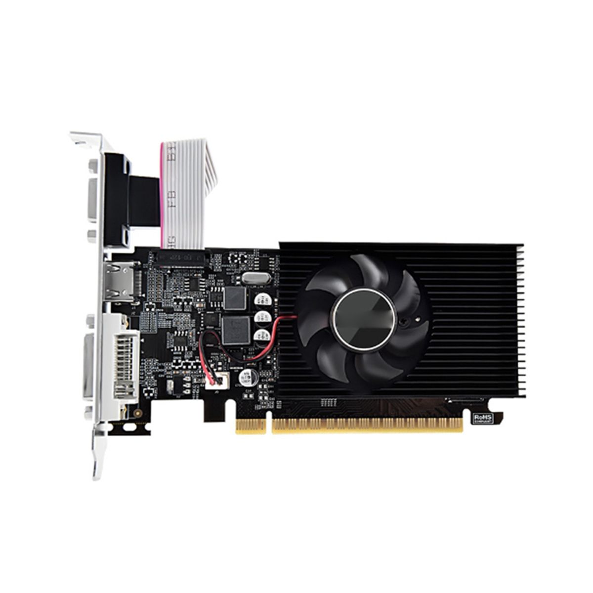 GT730 4G Game Graphics Card Fan Cooling Desktop Computer