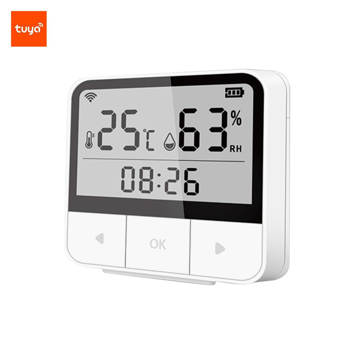 Electronic Digital Temperature Humidity Meter Linkage Intelligent Equipment APP tuya Control