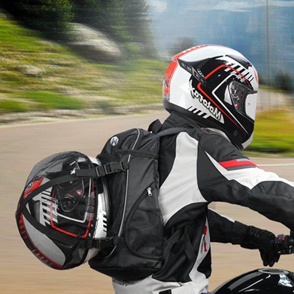 24L Outdoor Motorcycle Backpack Ride Bicycle Bag Locomotive Travel Bags
