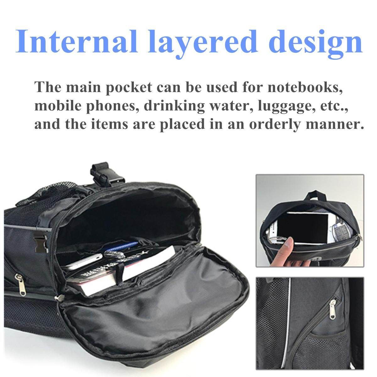 24L Outdoor Motorcycle Backpack Ride Bicycle Bag Locomotive Travel Bags