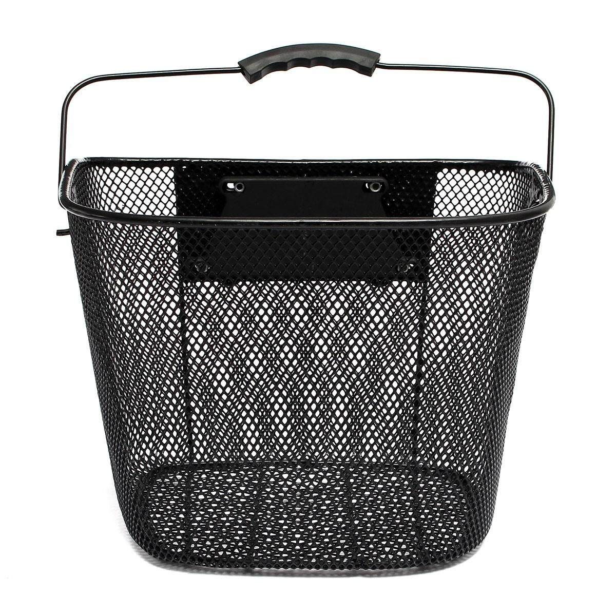 Bike/Bicycle/Cycle Metal Mesh Basket & Quick Release Bracket Shopping Handle New