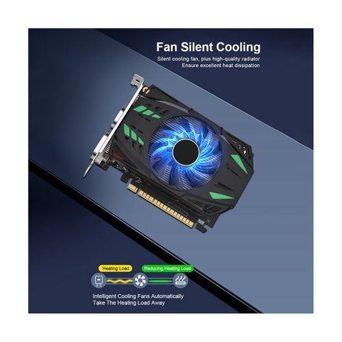 128 Bit 1059MHz 1250 MHz 28 Nm PCle X16 2.0 VGA+HD+DVI Video Card