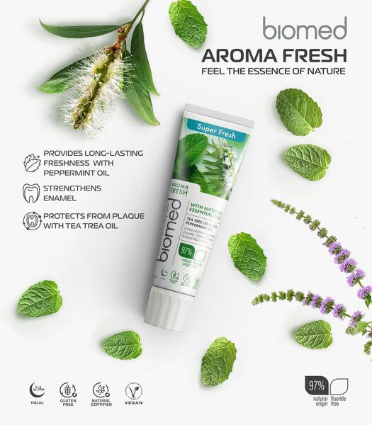 Biomed® Super Fresh Aroma Fresh Whitening Toothpaste 100g