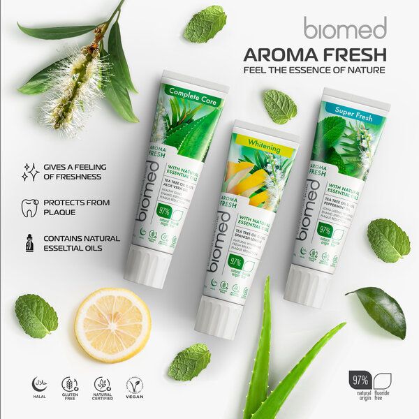 Biomed® Super Fresh Aroma Fresh Whitening Toothpaste 100g