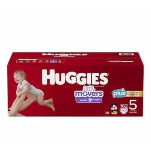 Little Movers Diapers Size 5 -162 Counts
