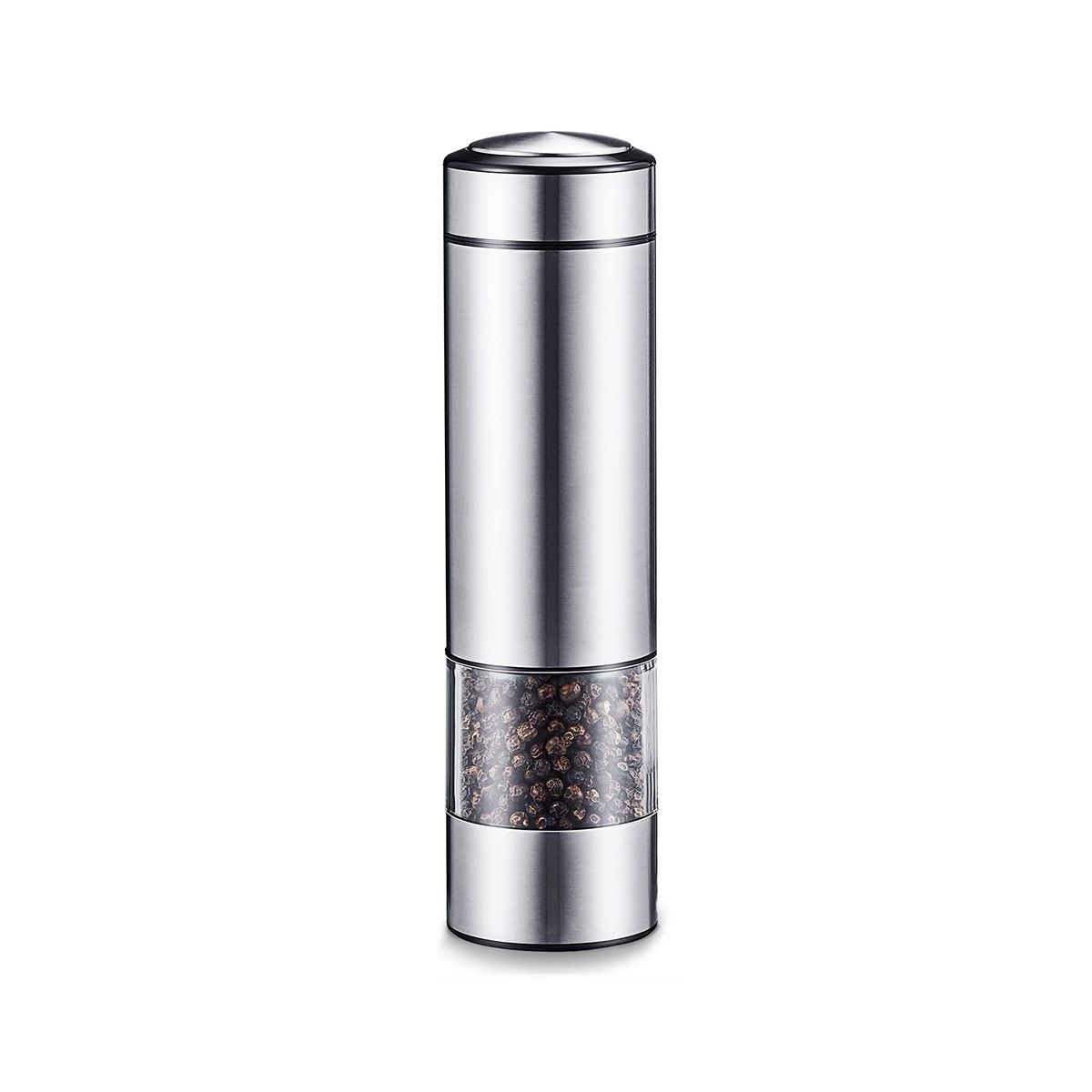 Electric Pepper Grinder Automatic Pepper Grinder Stainless Steel Battery Operated Salt Grinder Refillable