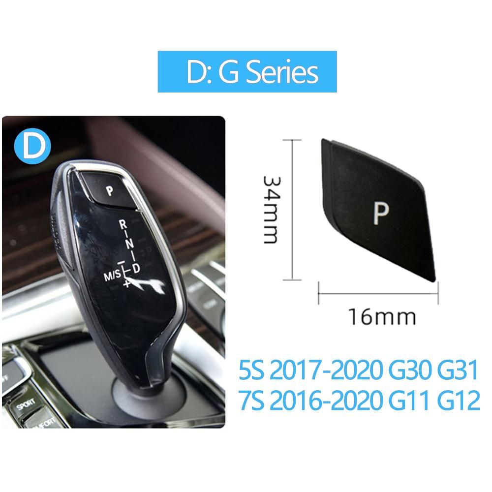 Car Gear Shift Lever Auto Parking P Button Cap Cover Replacement For For BMW 3 5 7 X3 X4 X5 X6 Series  E90 F30 F10 F01 F25