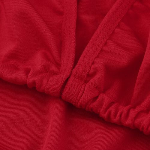 Cheap Ladies Bikini Set Fashion Women's Swimsuit Sexy Simple Transparent Strap Biquini Set Casual Thin Slim Beachwear 2022(#Red)