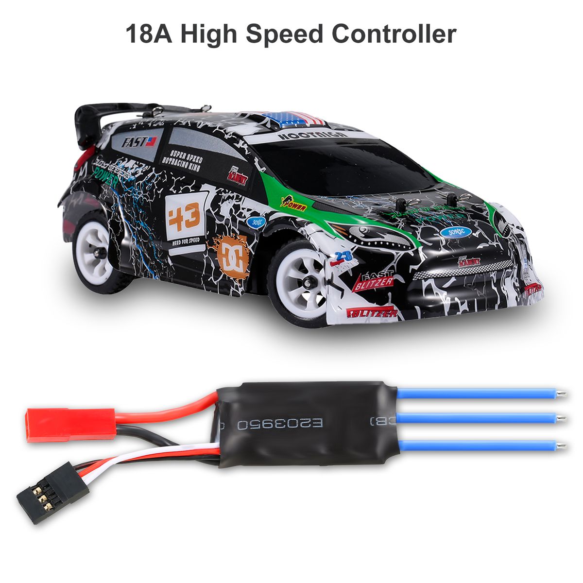 For WLtoys K989 18A ESC 2S Brushless ESC Electric Speed