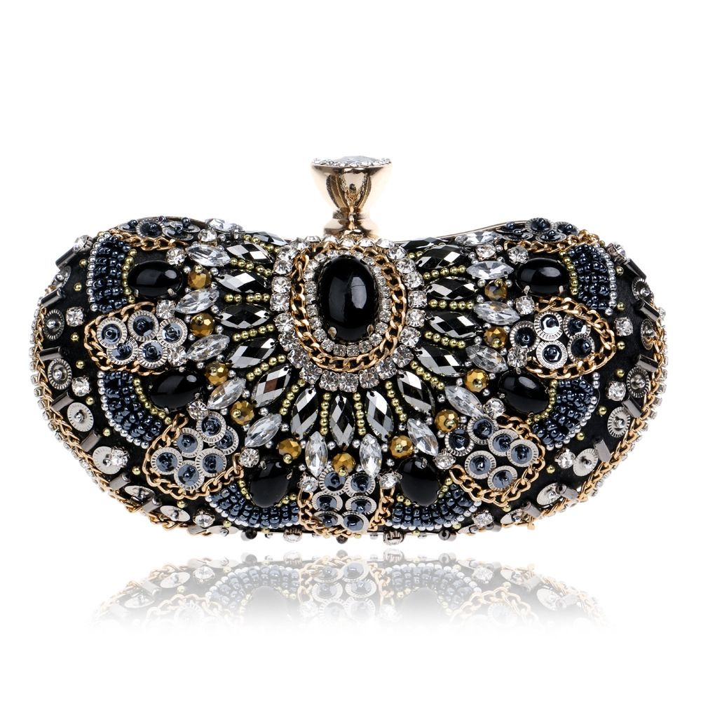 Women Banquet Party Beaded Handbag