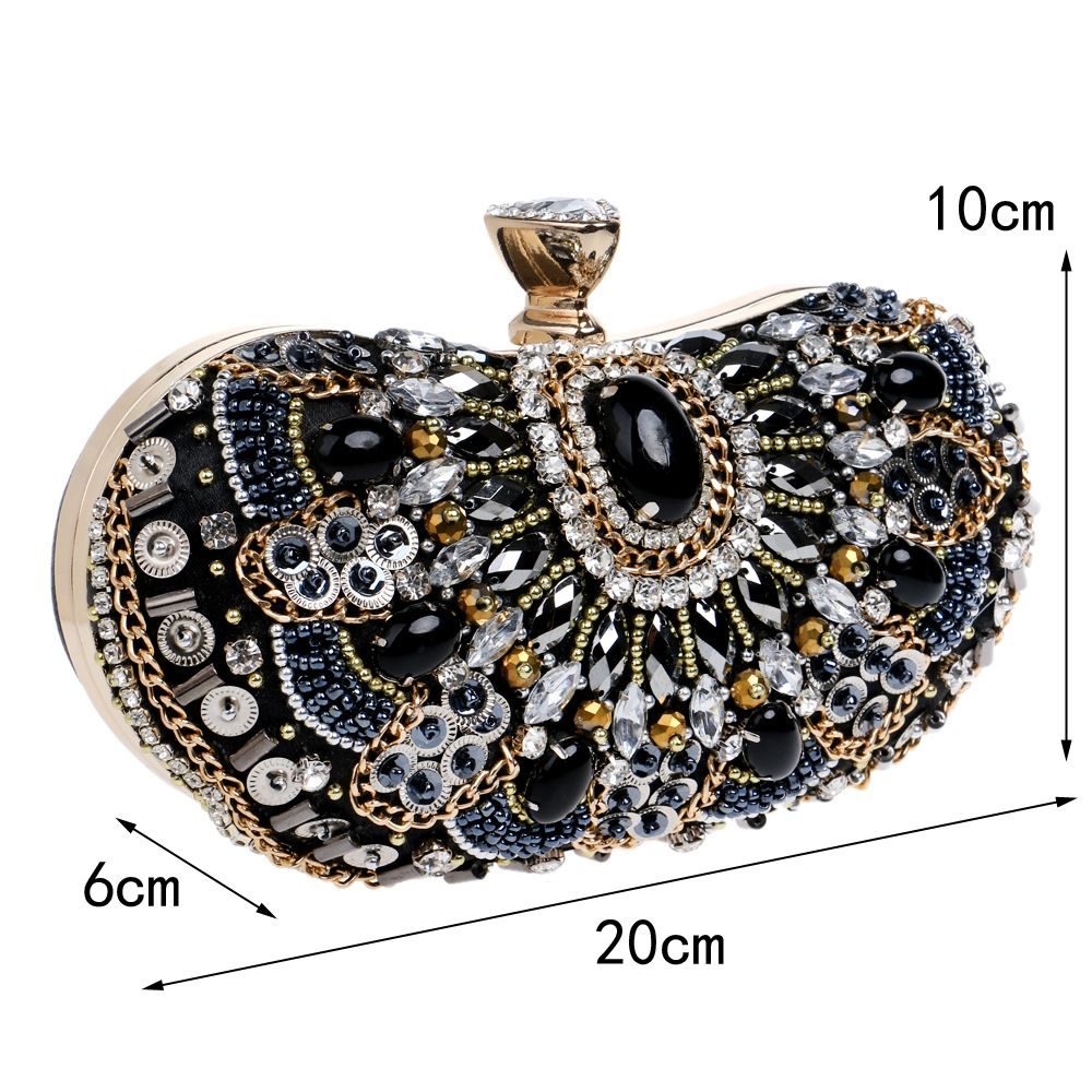 Women Banquet Party Beaded Handbag
