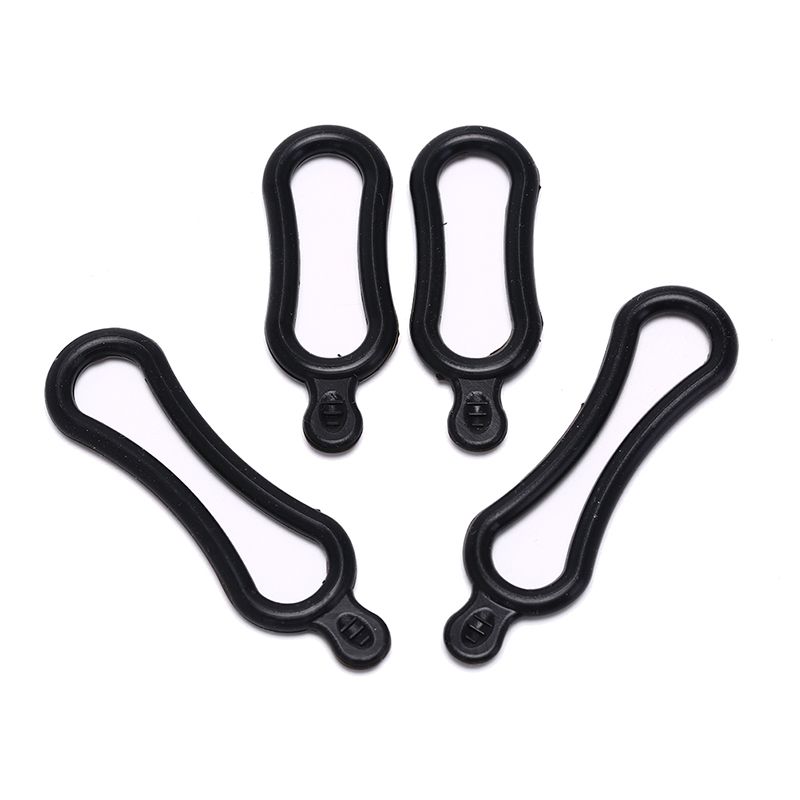 Useful 4pcs Black Rubber Band Pvc Ring For T6 Led Headlight