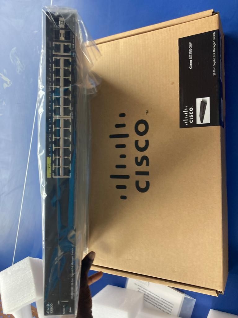 CISCO  SG350-28P (28-Port Gigabit PoE Managed Switch)