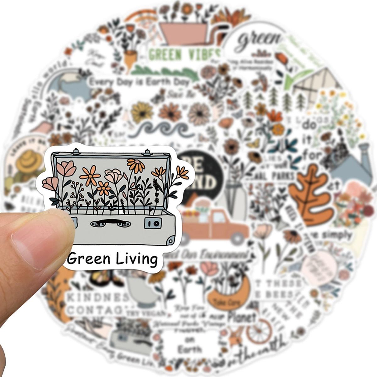 50Pcs Laptop Stickers Cartoon Decals Scrapbook Luggage Graffiti Stickers
