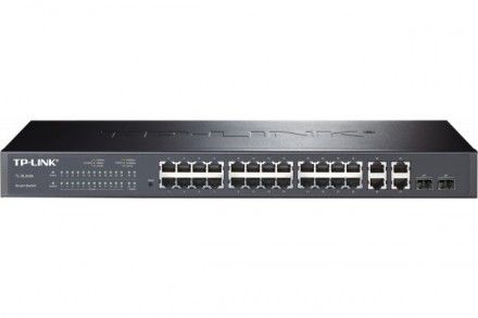 TL-SL2428 24-Port 10/100Mbps + 4-Port Gigabit Smart Switch