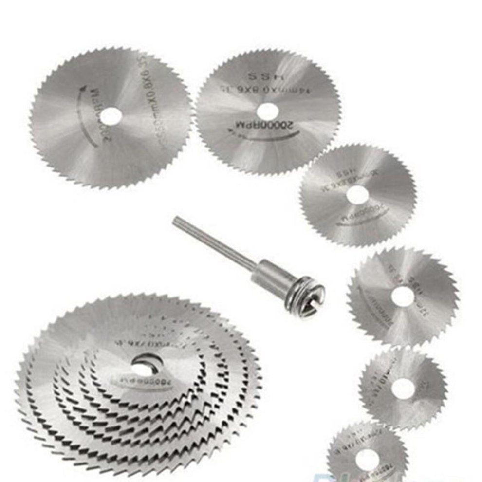7P S/SET  Ir Ular    S A  Essories For Wood   Rotary Tools-silver