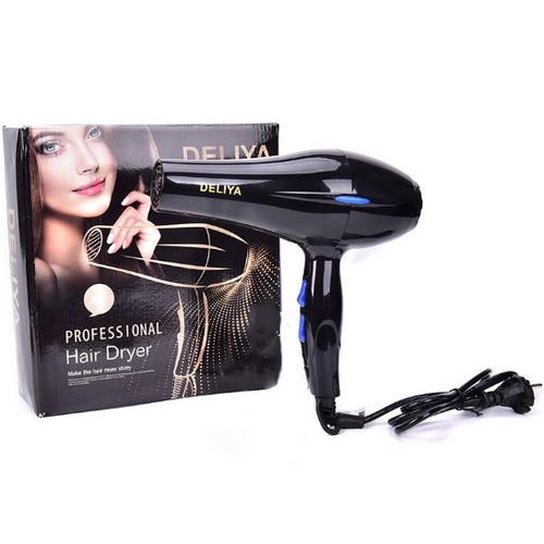 Salon Hair Dryer - Black/Blue