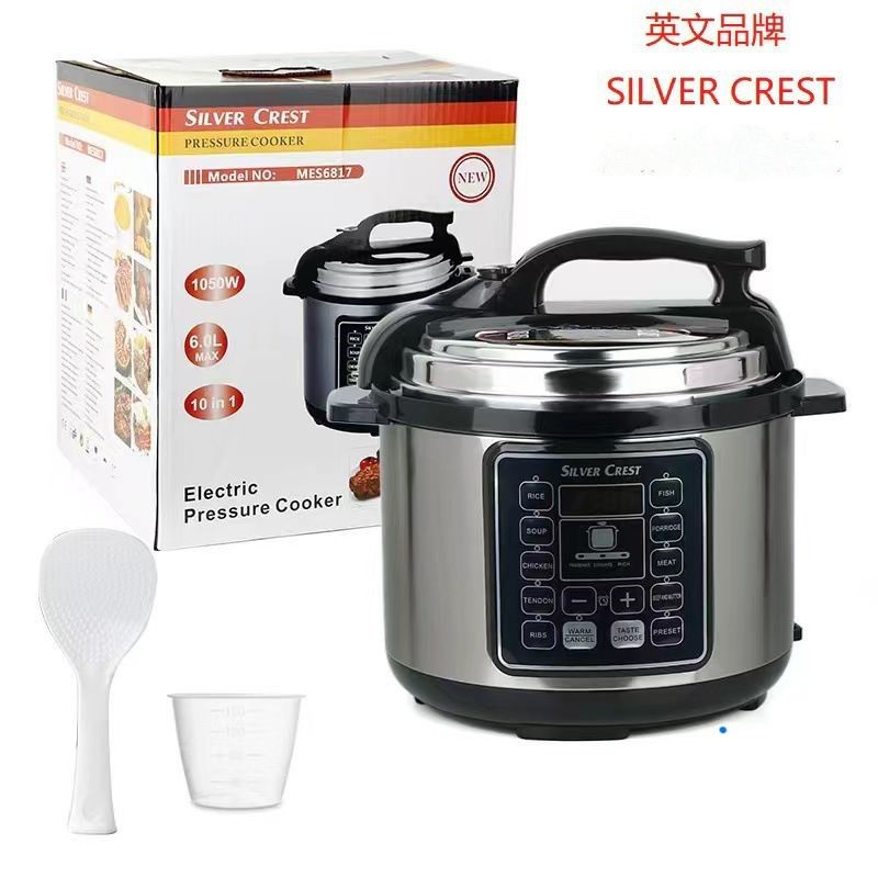 Silver Crest Electric Pressure Cooker 6L - 6L Cooker