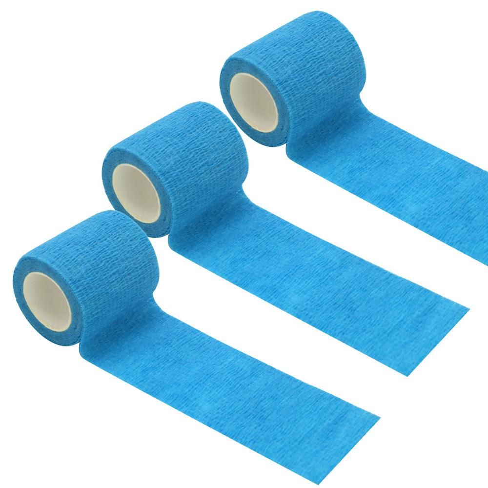 3 Rolls Self-Adhesive Bandages Wrap for Ankles, Knees, Wrists, Fingers, and Pets