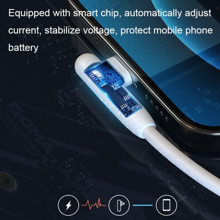 2.4A Mini Connector Data Cable, Length:  0.6m