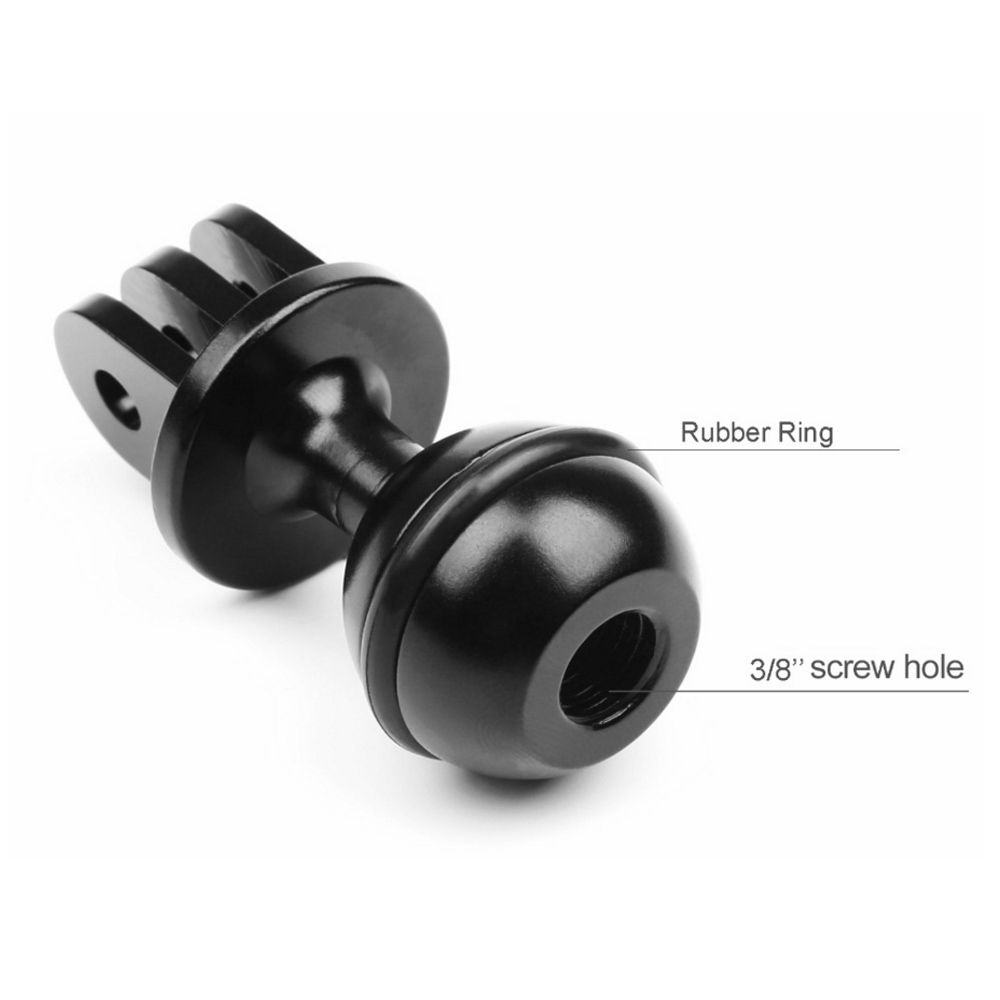 Aluminum Alloy Ball Tripod Head Mount With Long Bolt