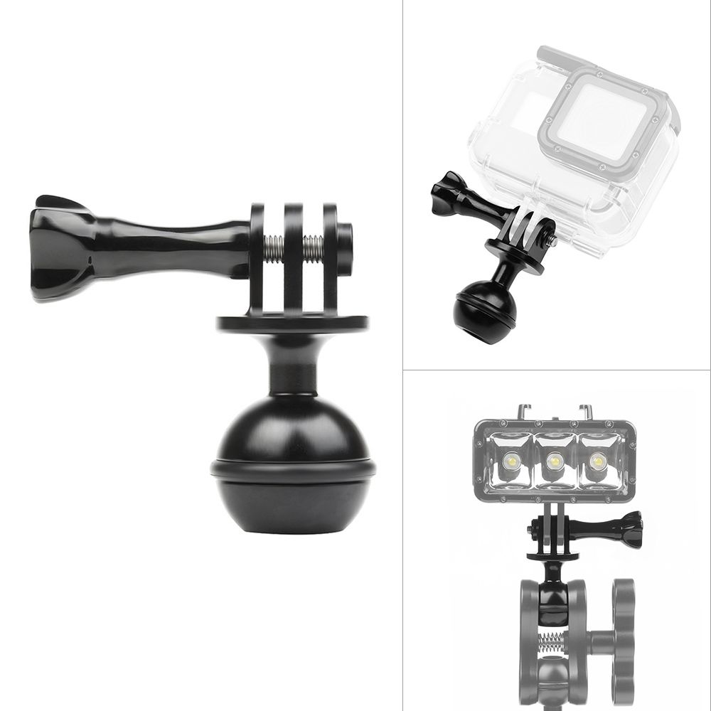 Aluminum Alloy Ball Tripod Head Mount With Long Bolt