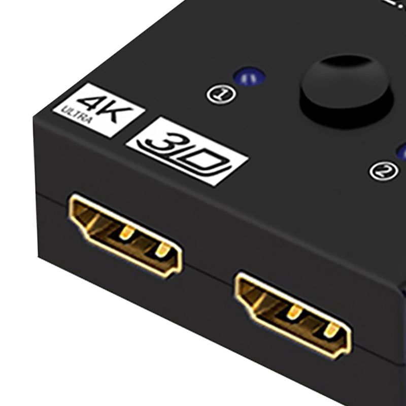 HDMI-compatible Switcher Bi-Directional High-Black