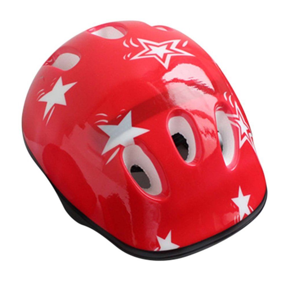 7P S/SET Kids Prote Tive Gear Set S Ooter Skate Roller  Y Ling Knee Elbow Pads-red