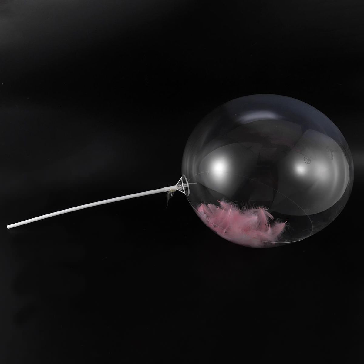 18CM Clear Transparent Bubble Helium Balloons Without