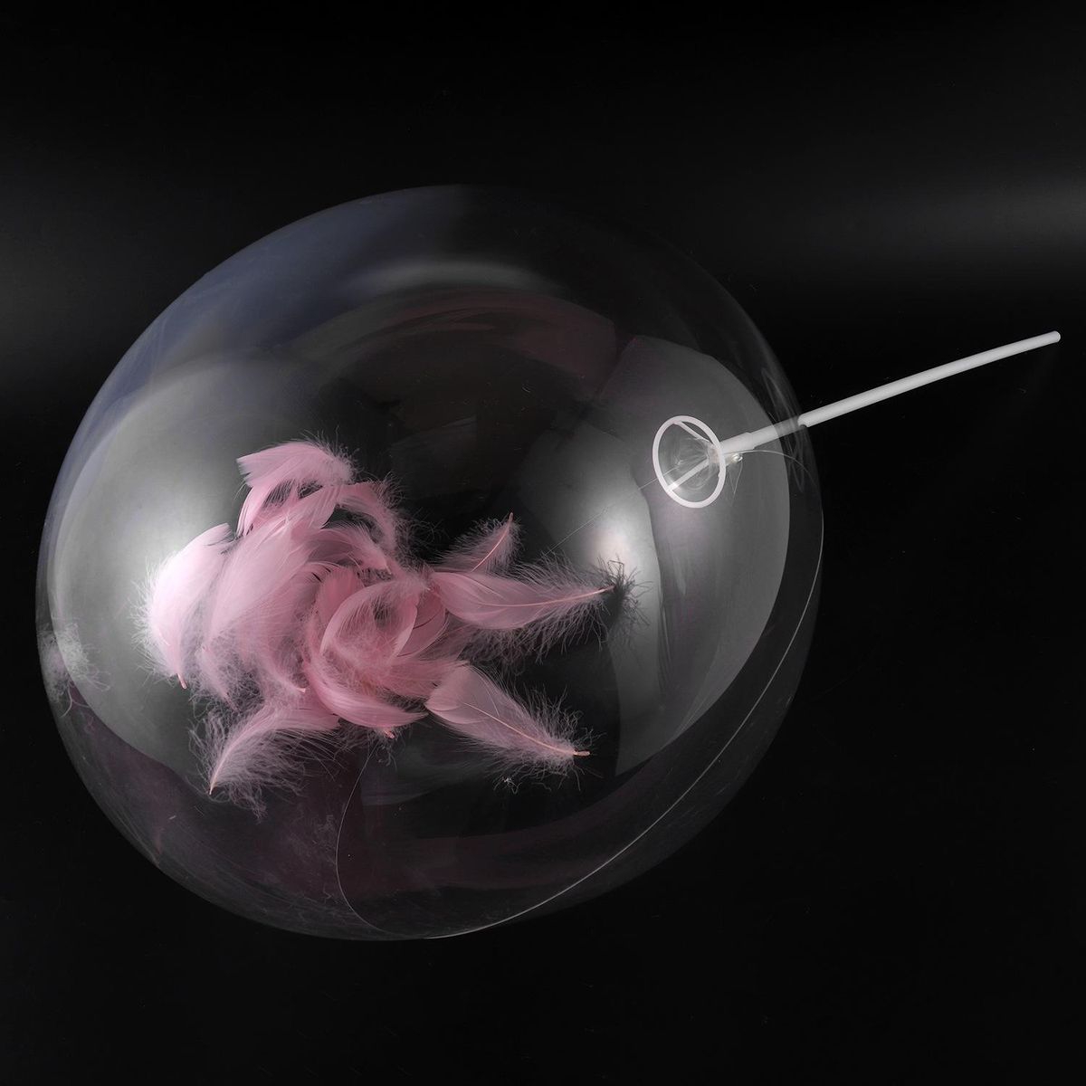 18CM Clear Transparent Bubble Helium Balloons Without