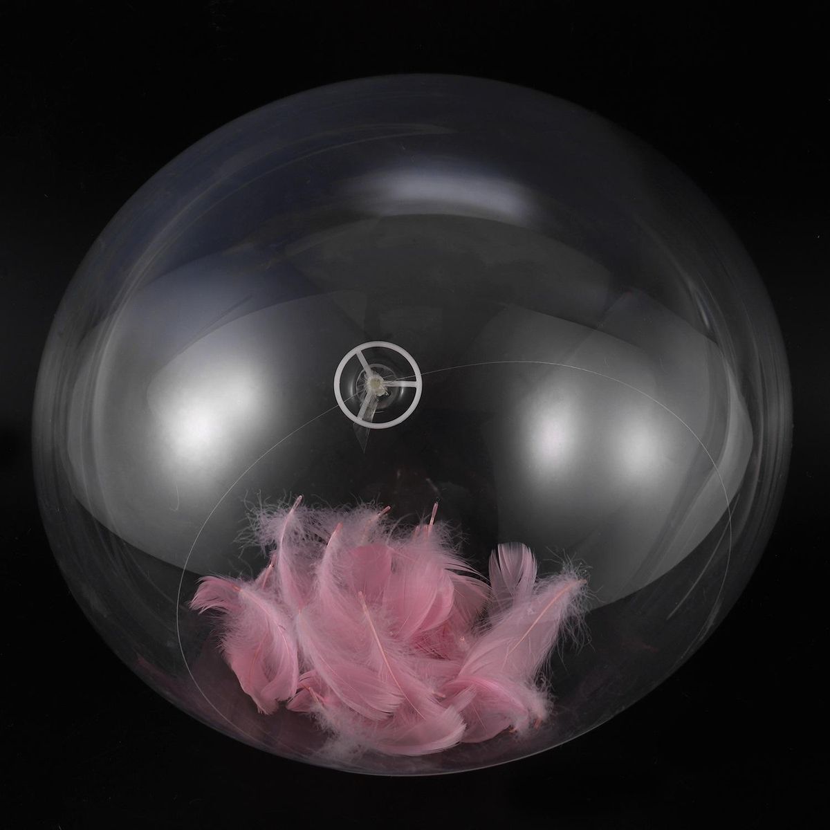 18CM Clear Transparent Bubble Helium Balloons Without