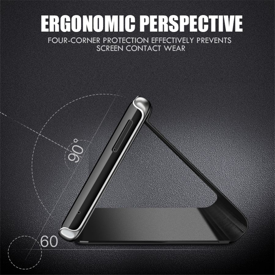 Mirror Flip Case For Huawei P10 P20 P30 P40 Pro Mate 10 20 30 Honor 7A 5.45 7C 8S 8A