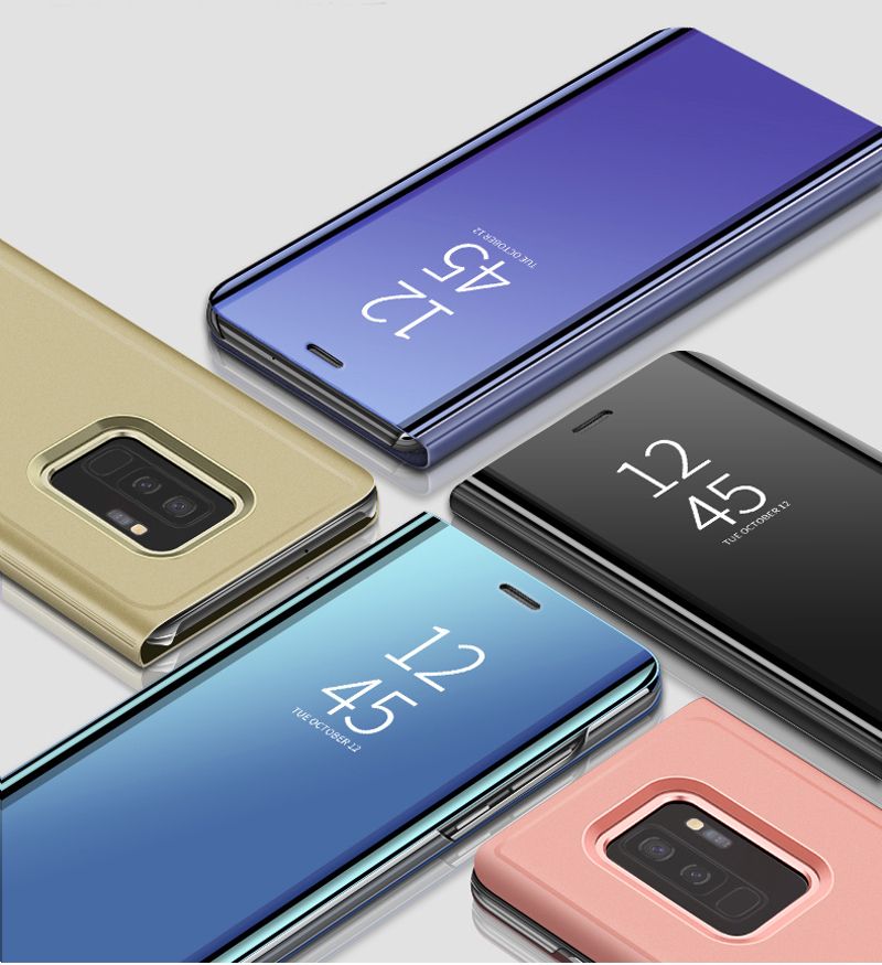 Mirror Flip Case For Huawei P10 P20 P30 P40 Pro Mate 10 20 30 Honor 7A 5.45 7C 8S 8A