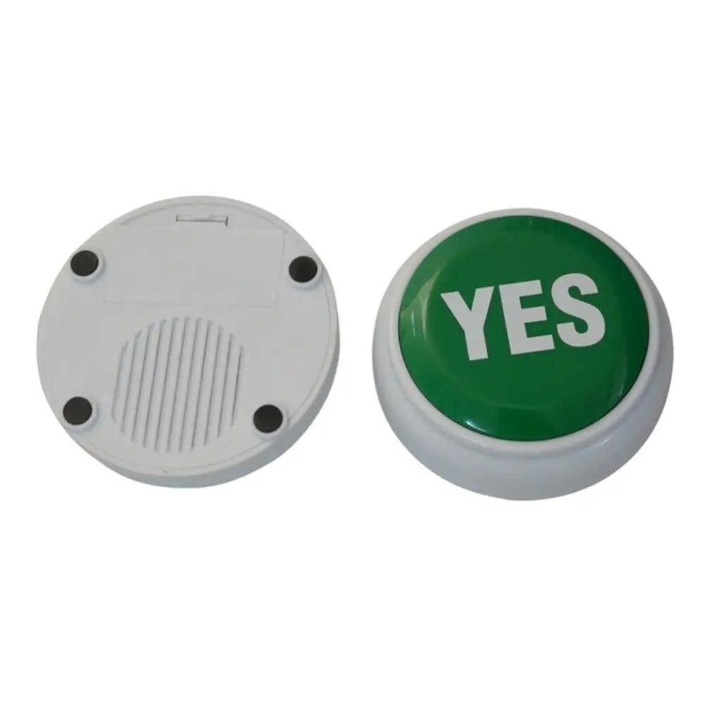 2Pcs Electronic Talking YES NO Sound Button Toy Event Party Supplies Brain Training Knowledge quiz competition supplie for kids