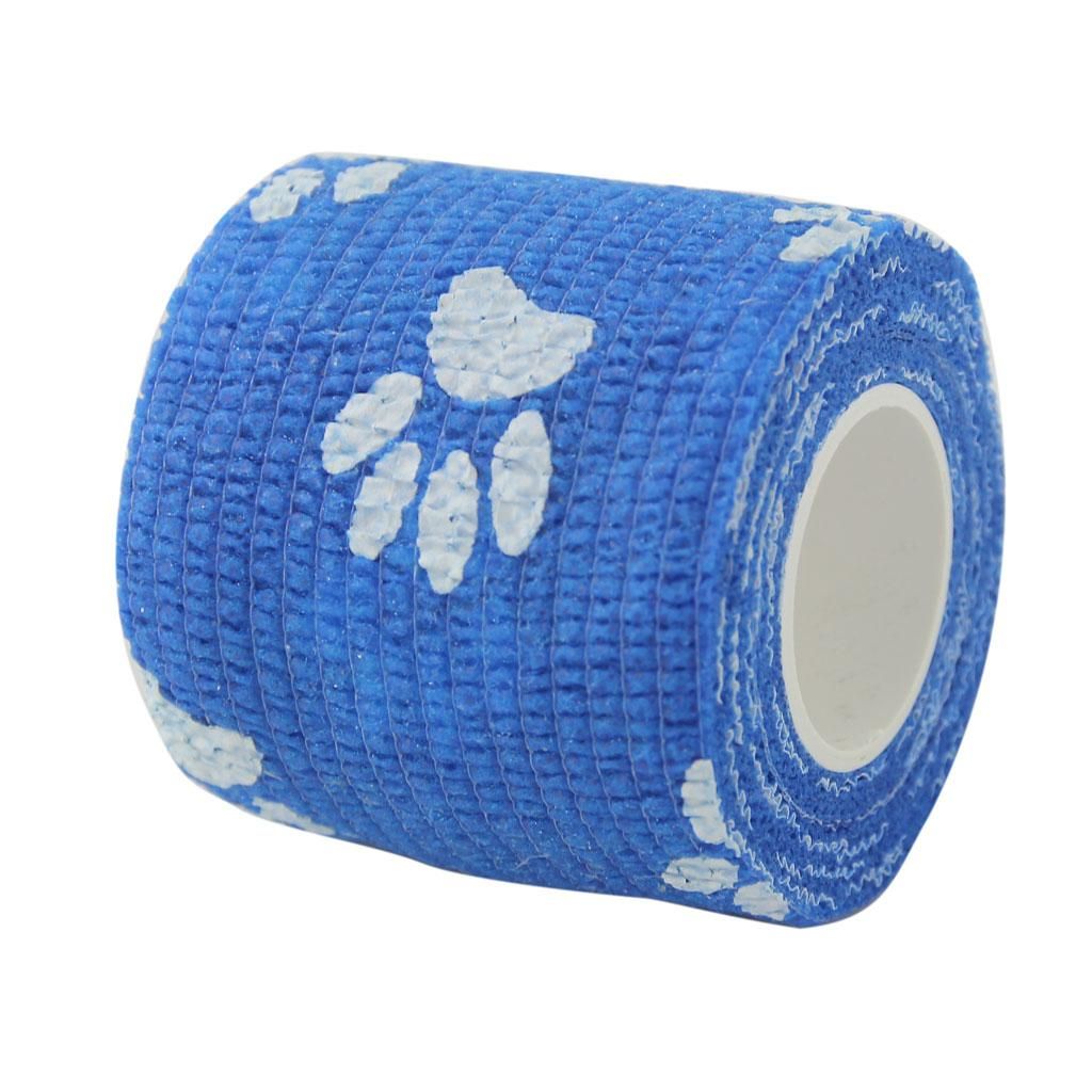 2x Pet Cohesive Bandage Tape Band Kitty Stretch Vet Wraps Injury