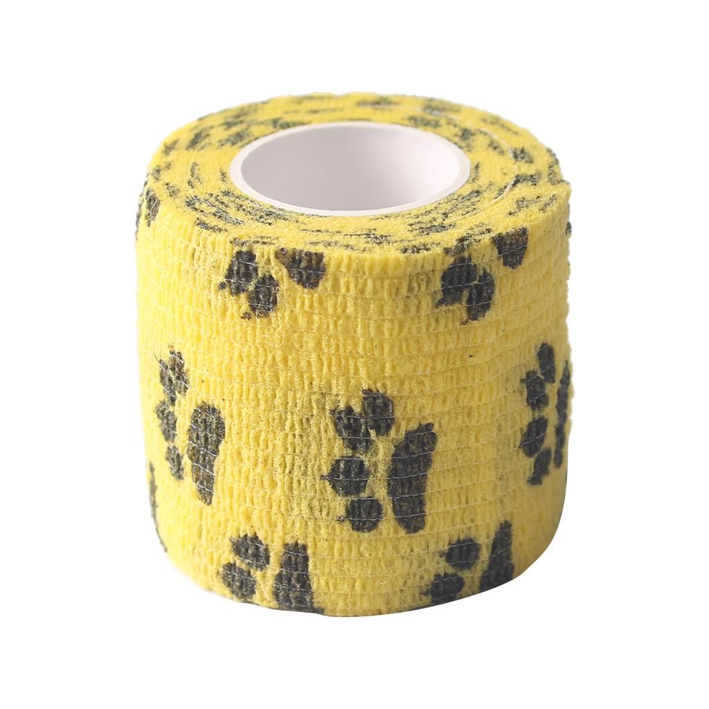 2x Pet Cohesive Bandage Tape Band Kitty Stretch Vet Wraps Injury