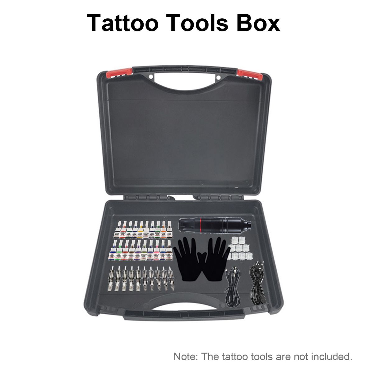 Portable Sturdy Tattoo Tool Box Tattoo Tools Case Impact