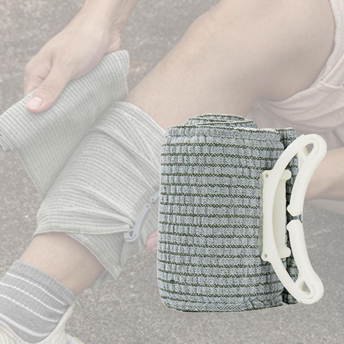 Bandage Tourniquet Sterile Roll Bandage Adventure 4inch Grey