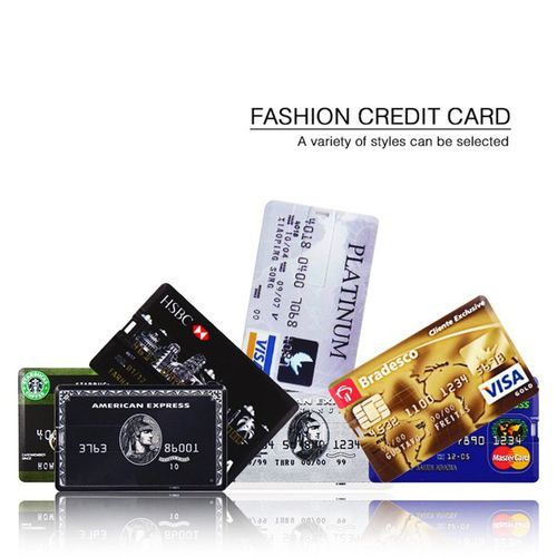 TB Compact Credit Card USB Flash USB 2.0 Flash Stick Pen Drive Memory Stick