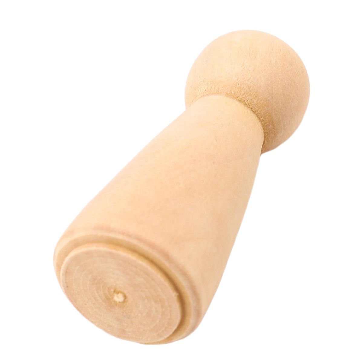 5Pcs Unfinished Wood Diy Art Craft Five People Wooden Peg