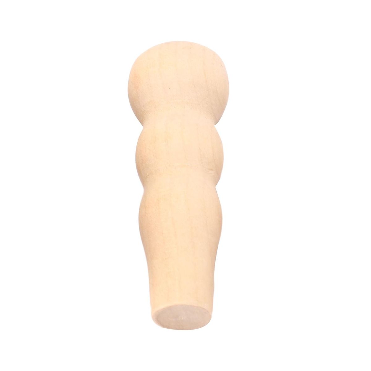 5Pcs Unfinished Wood Diy Art Craft Five People Wooden Peg