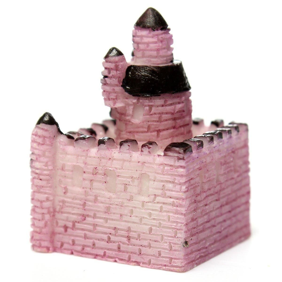 Miniature House Ornament Pot Craft Light Pink